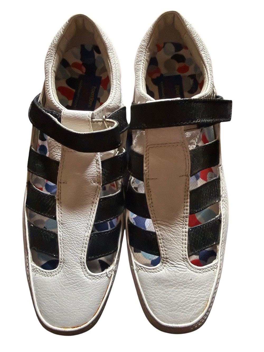 FootJoy White and Black Leather golf shoes